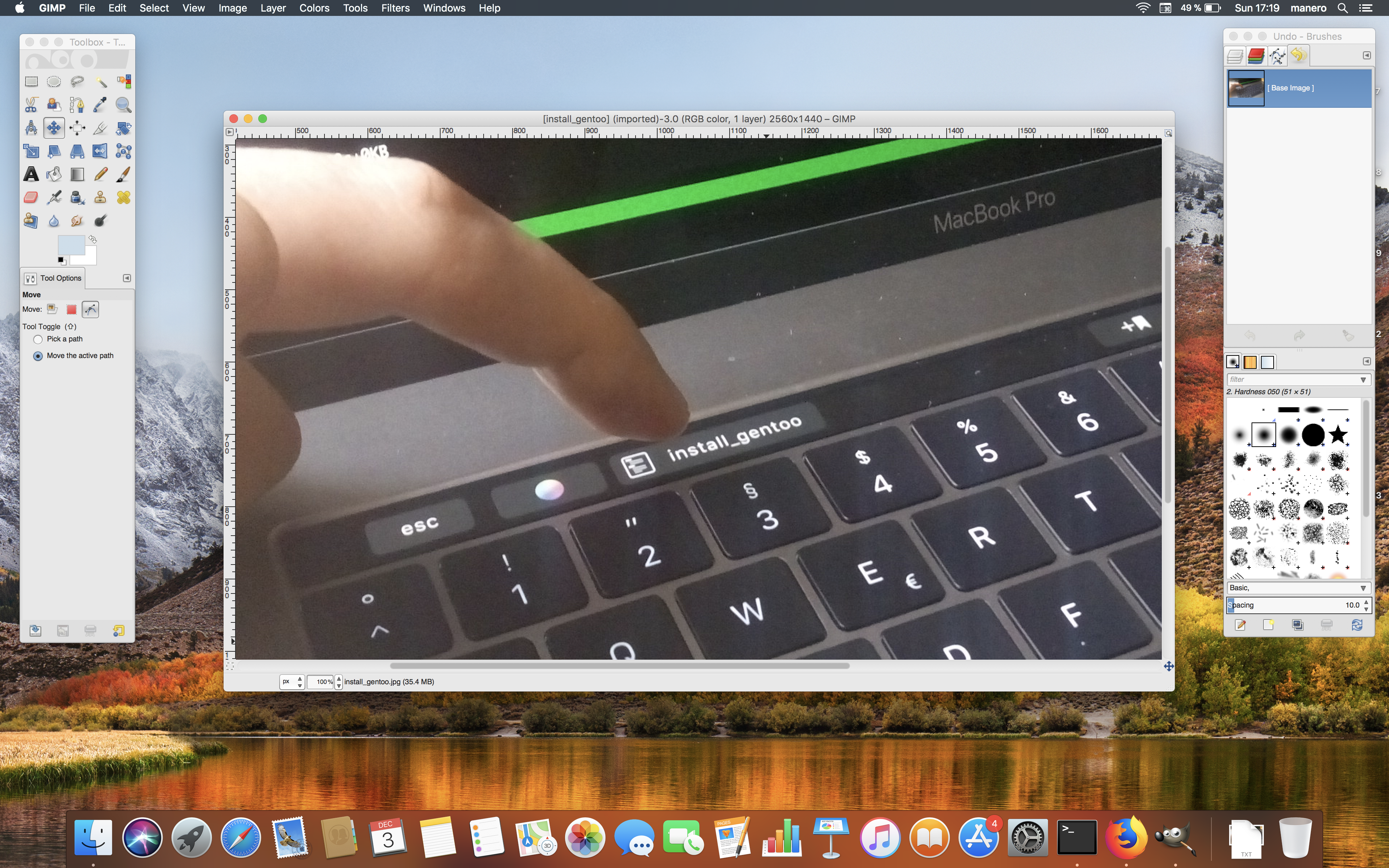 install gimp on mac